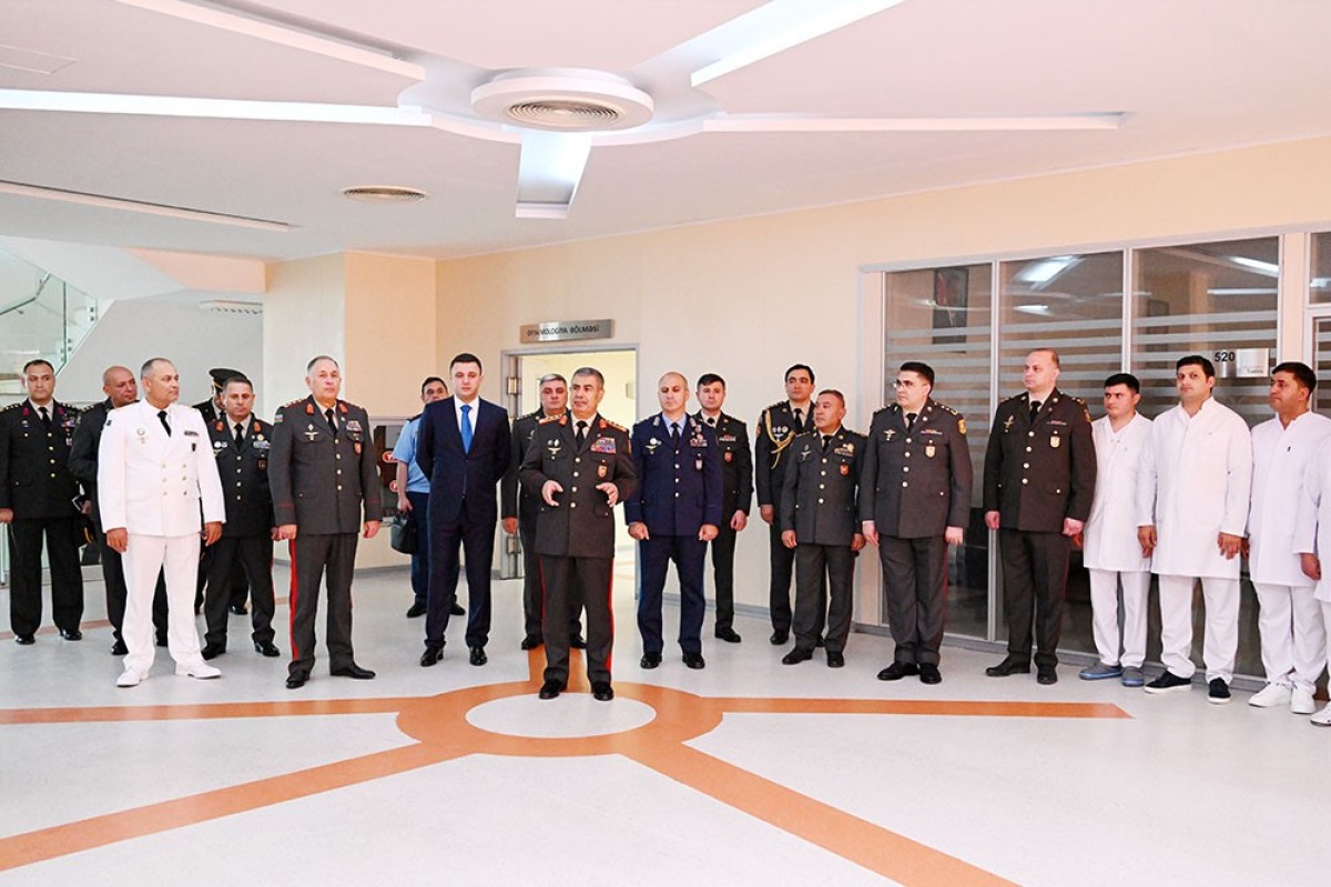 MN rəhbərliyi Baş Klinik Hospitalda olub- FOTO