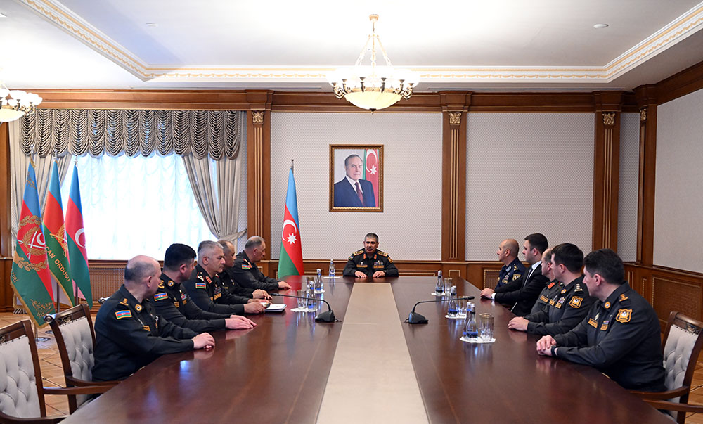 Müdafiə Nazirliyinin hərbi qulluqçularına ali hərbi rütbələr təqdim edilib - FOTOLAR