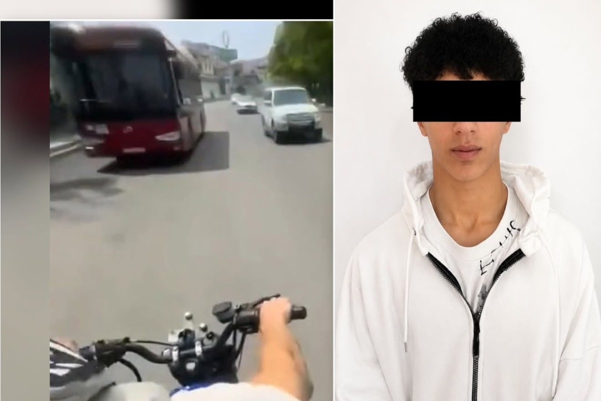Polis motosiklet sürücüsünü SAXLADI