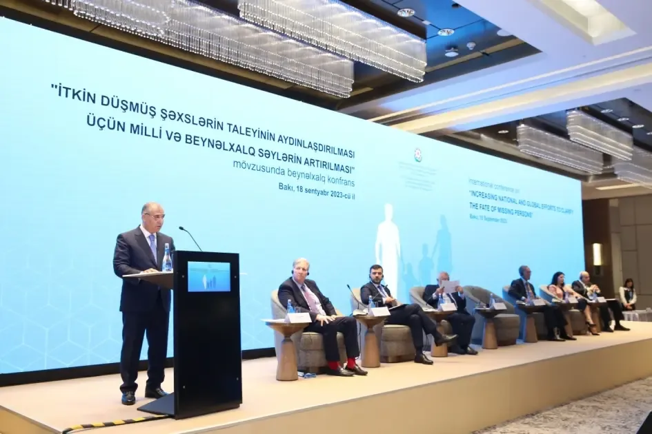 Bakıda itkin düşmüş şəxslər mövzusunda beynəlxalq konfrans keçirilir