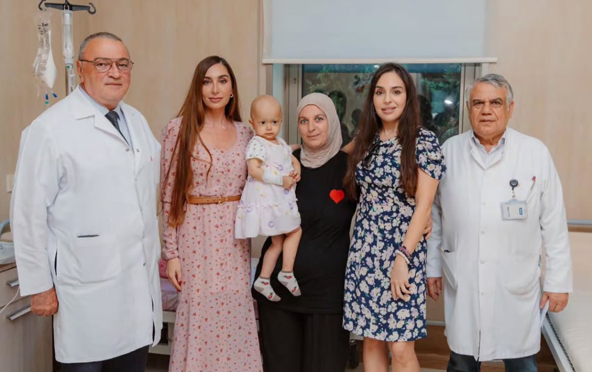 Leyla və Arzu Əliyevalar Milli Onkologiya Mərkəzində - Fotolar