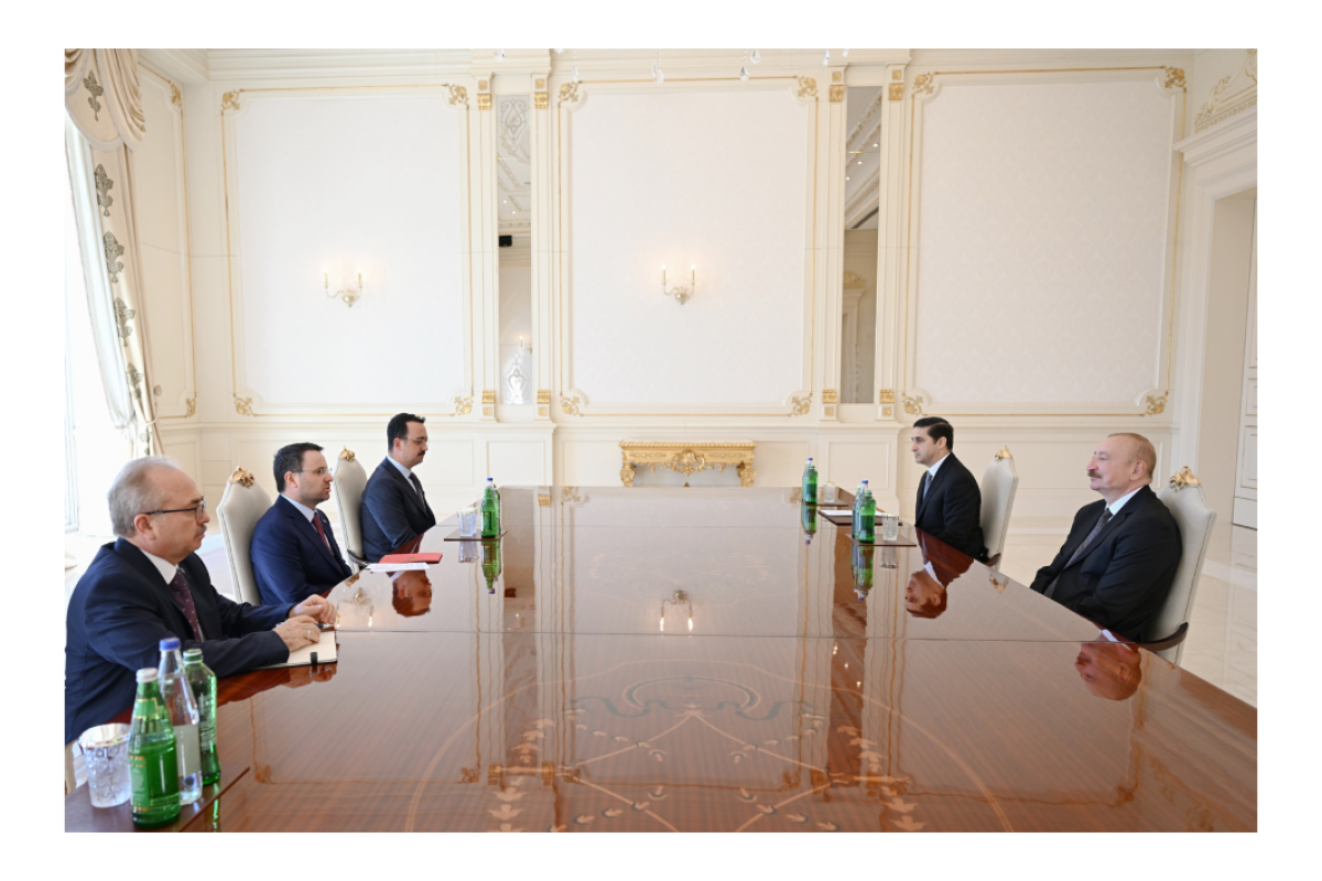 Prezident İlham Əliyev Türkiyənin ədliyyə nazirini qəbul edib - FOTO