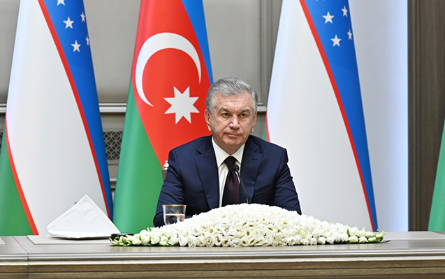 Şavkat Mirziyoyev Gürcüstana yola düşüb
