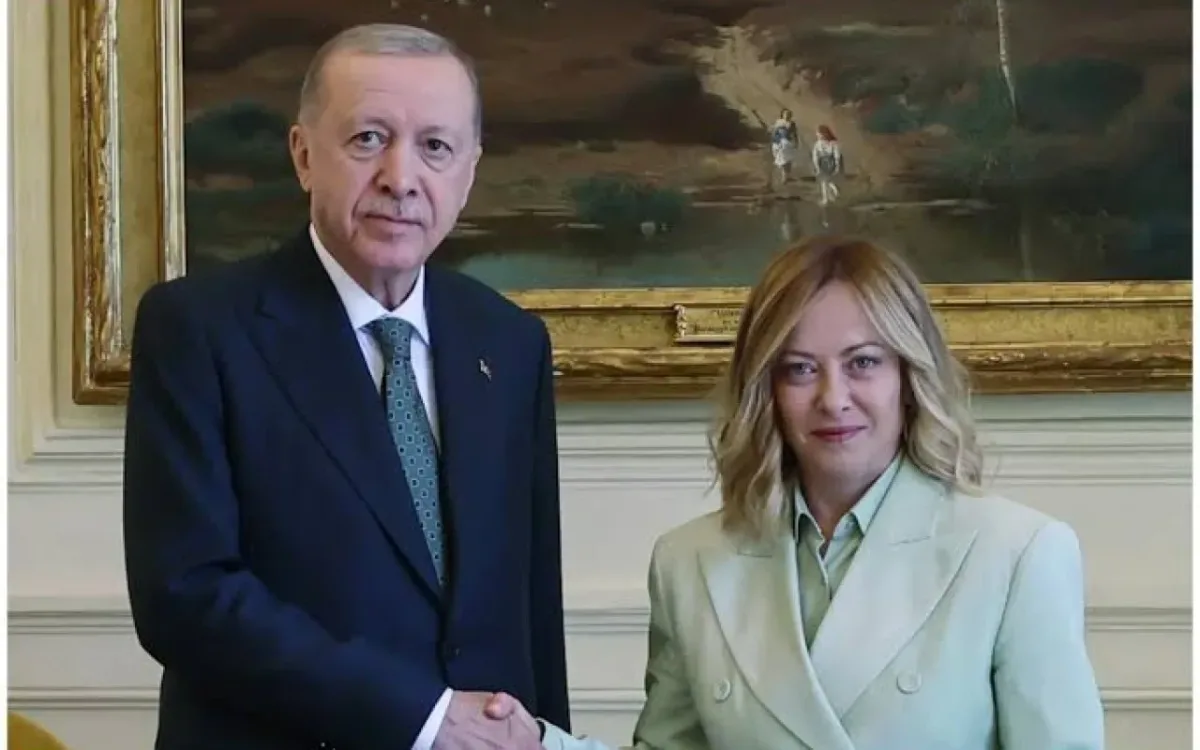 Ərdoğan Meloni ilə müzakirə apardı