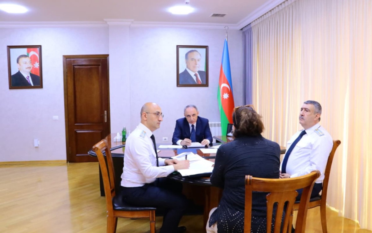 Kamran Əliyev Xətaidə qəbul keçirdi 