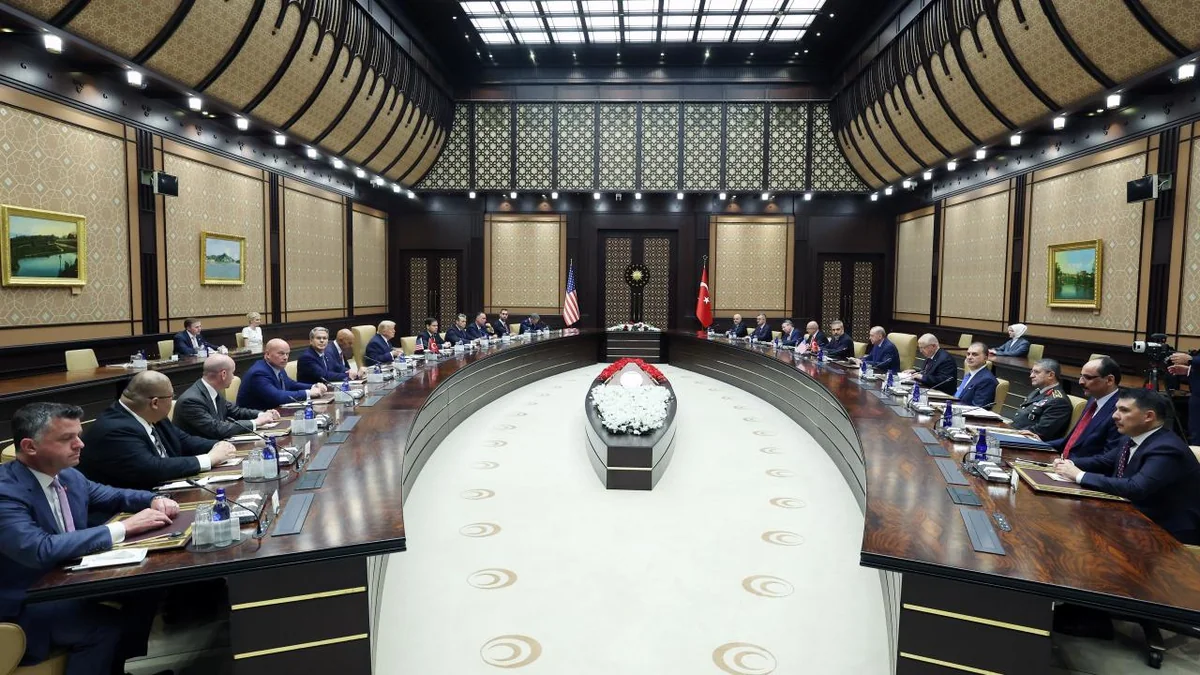Ərdoğan və Donald Trampın nümayəndə heyətləri arasında görüş keçirilib