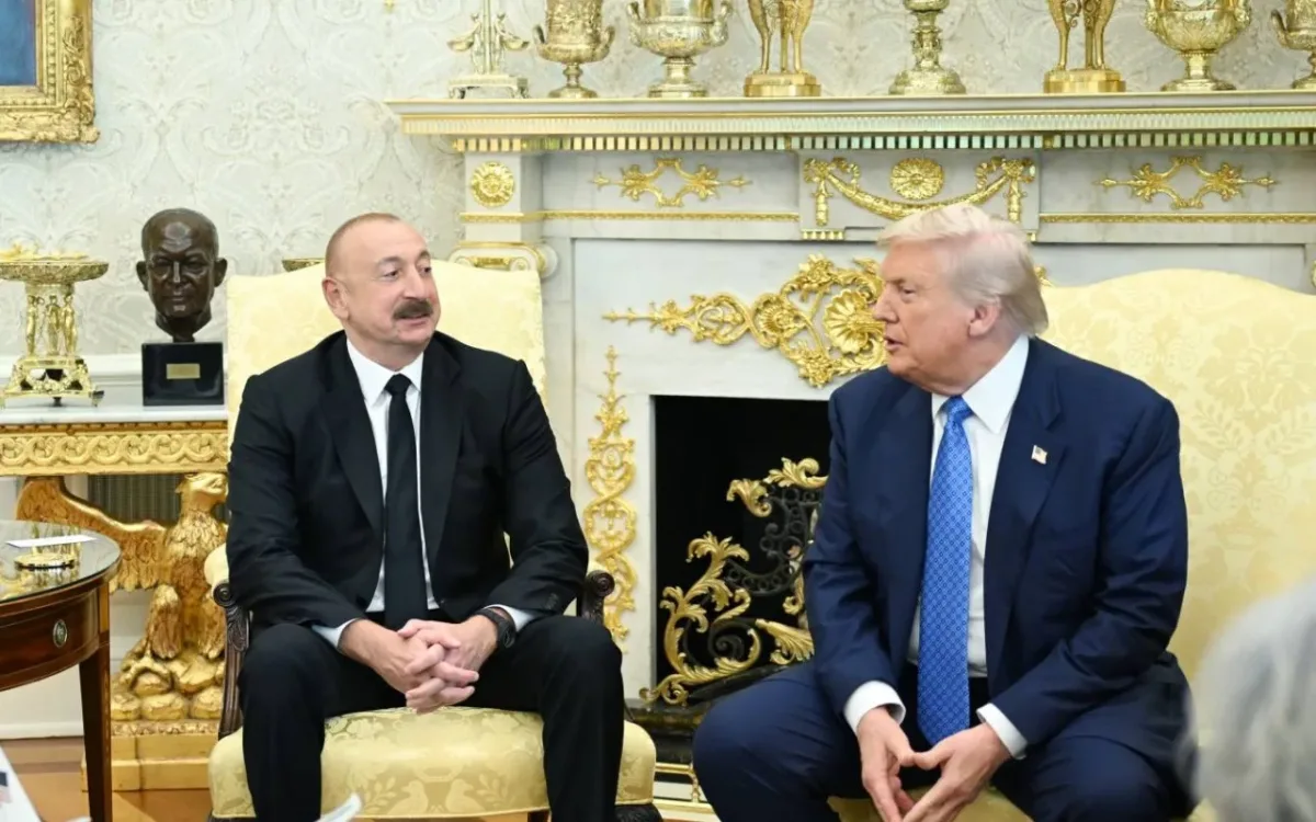 Trampın sülh gündəliyinin irəli aparılmasında xüsusi rolu var - Prezident