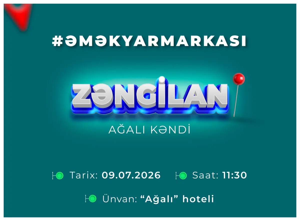 Zəngilanda əmək yarmarkası keçiriləcək