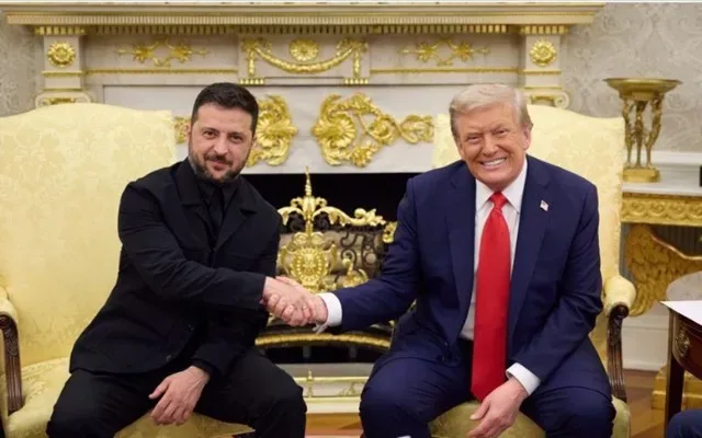 Trampın Moskvaya gedərsən sualına Zelenskinin güldürən cavabı - VİDEO