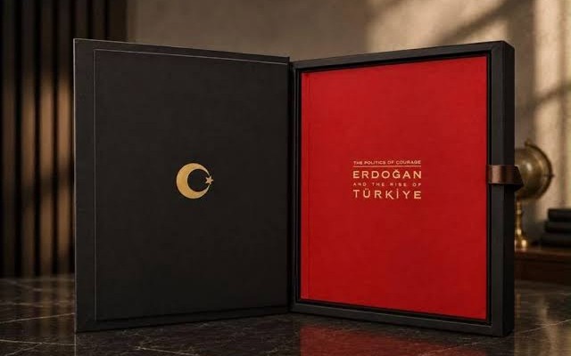 Ərdoğan liderlərə bu kitabı bağışladı - FOTO