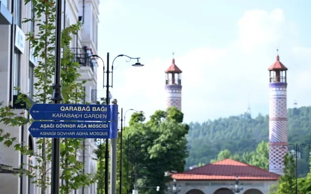 Şuşanın Qarabağ küçəsindən FOTOLAR