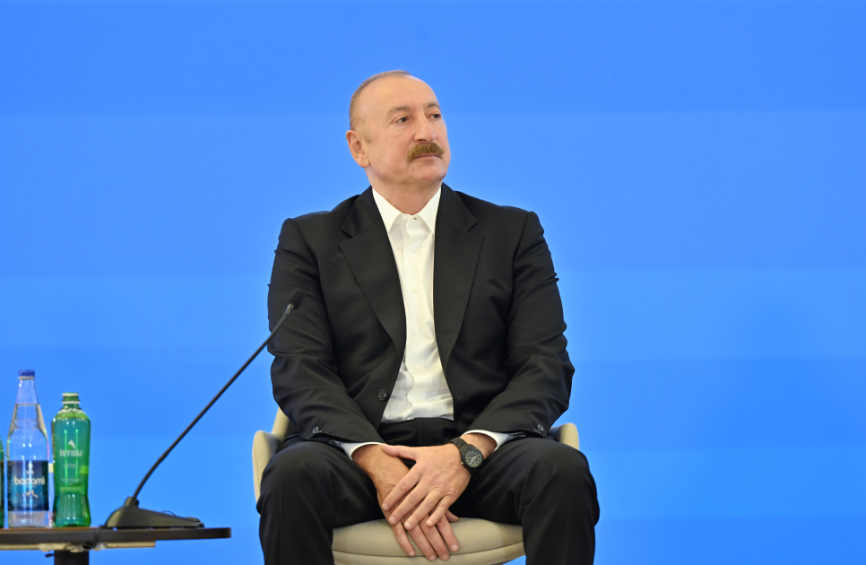 Prezident IV Şuşa Qlobal Media Forumunin açılışında iştirak etdi - FOTOLAR - YENİLƏNİB