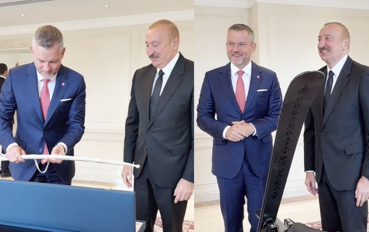 Prezidentlər bir-birinə bunları hədiyyə etdi 