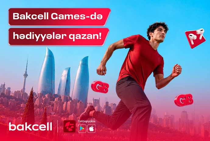 Bakcell tətbiqində AirPods və hər gün 1 GB internet qazan