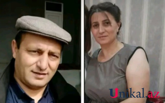 Ağdərədə qəzada ölən ər-arvadın FOTOSU