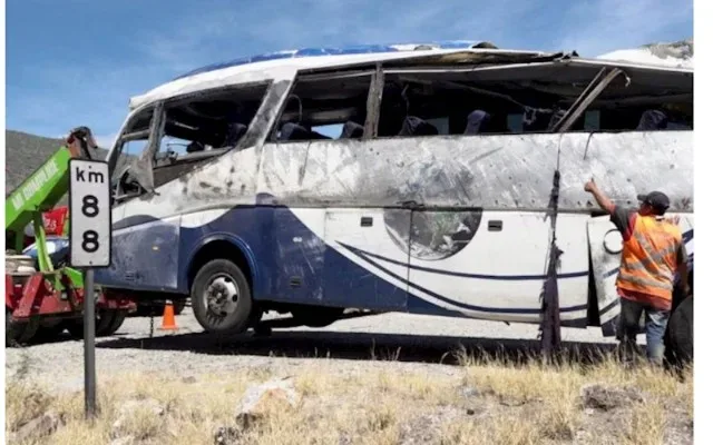 Tehranda avtobus polis maşınları ilə toqquşdu - Yaralılar var