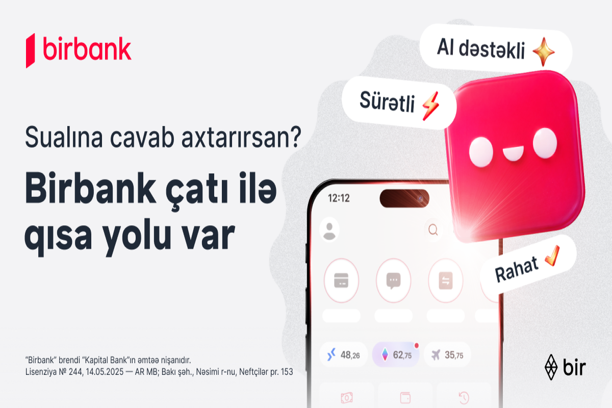 Birbankla bütün suallara cavab almağın QISA YOLU VAR