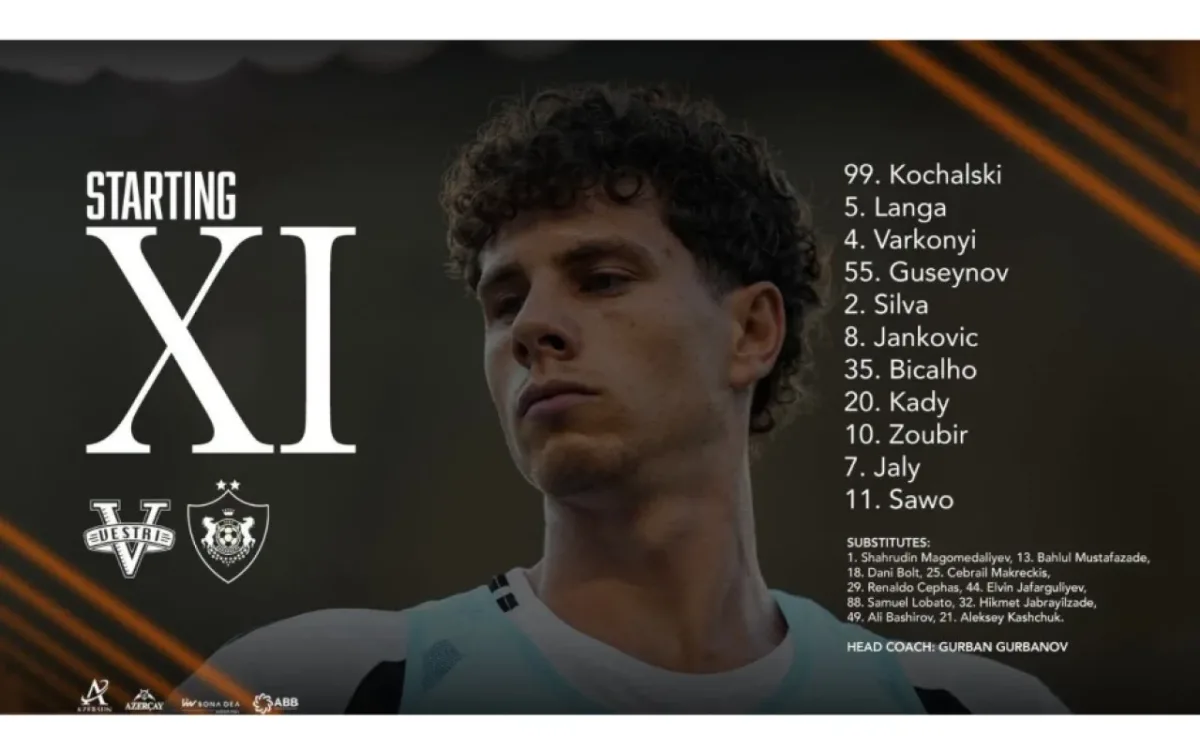“Vestri” və “Qarabağ”ın start heyətləri 