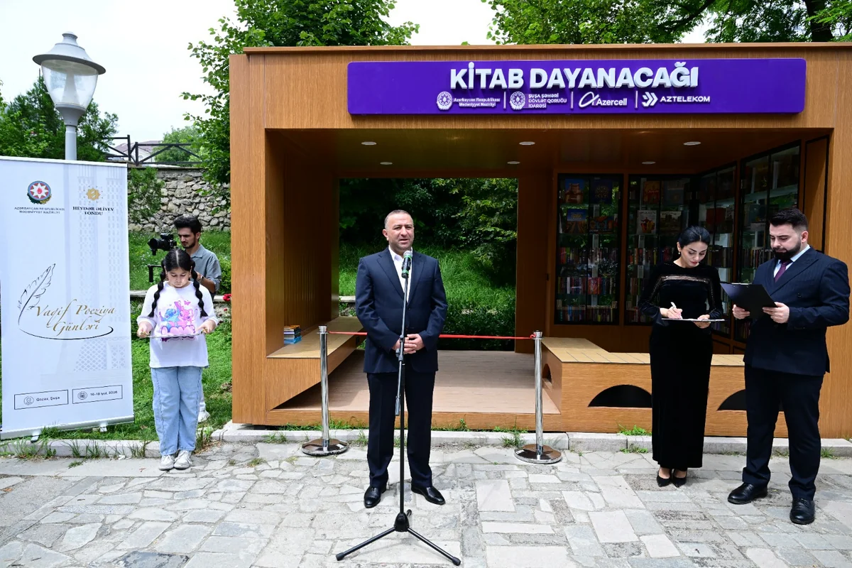 Şuşada Kitab dayanacağı istifadəyə verilib