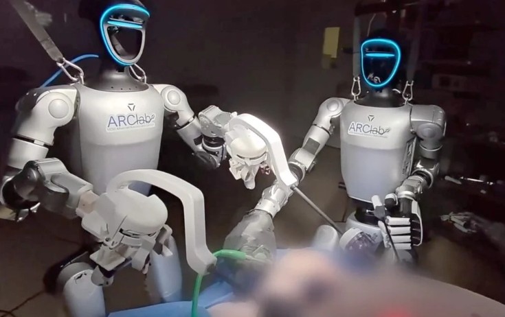 Robotlar canlı üzərində əməliyyat etdilər
