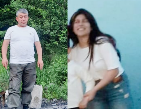 Qazaxda göldə boğularaq ölən ata və qızın - FOTOSU