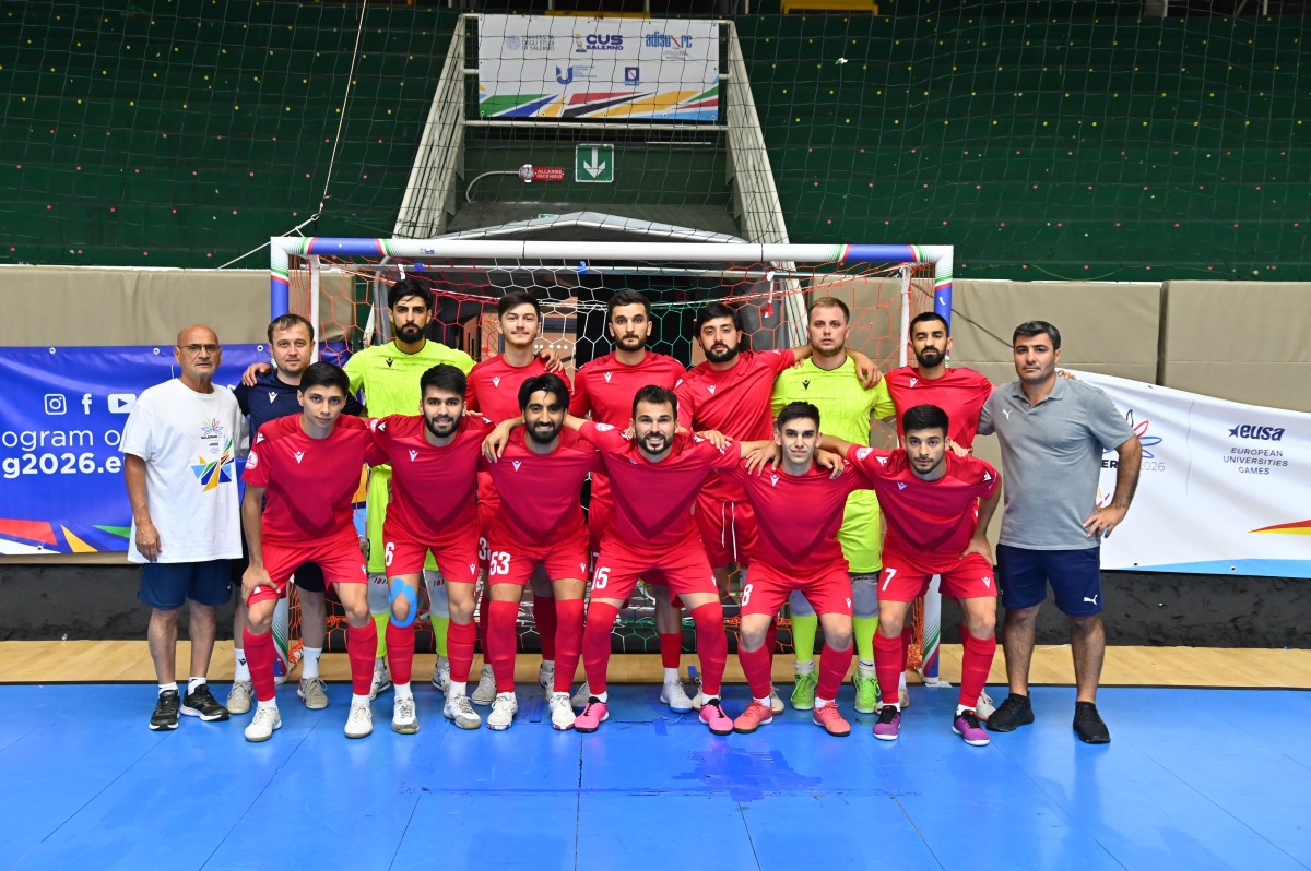 Komandamız Avropa Universitet Oyunlarının 1/4 finalında - FOTOLAR