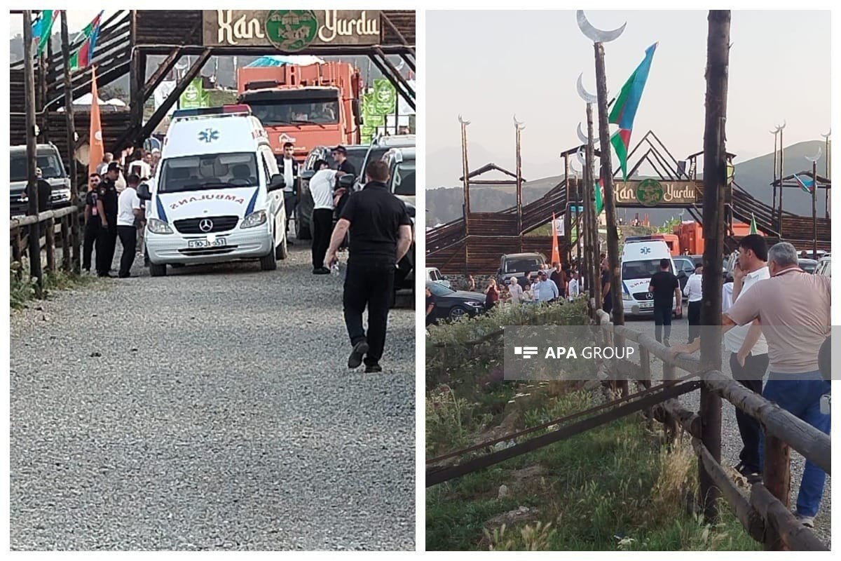 Milli Yaylaq Festivalında səhnə uçdu, xəsarət alanlar var - FOTO