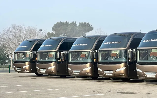 Bu avtobusda gediş haqqı manat yarım olacaq
