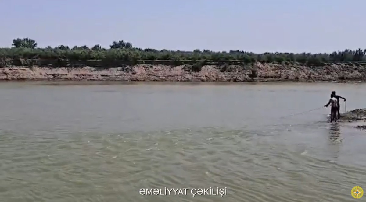Çayda batma təhlükəsi olan 23 yaşlı oğlan xilas edilib - VİDEO