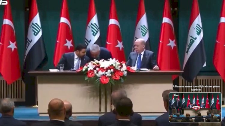 Nazir Ərdoğanın qarşısında müqaviləni imzalamaqdan imtina etdi – VİDEO