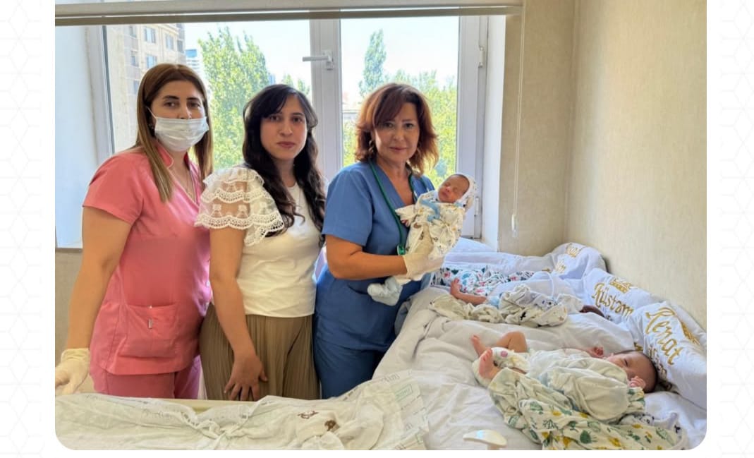 Vaxtından əvvəl doğulan üçəm hospitalizasiya olundu - FOTOLAR