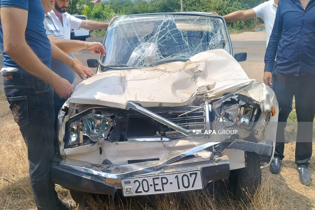 Tovuzda qəza: xəsarət alan var - FOTO