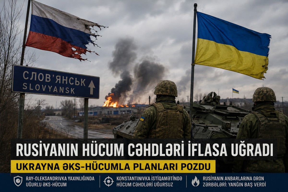 Rusiyanın irəliləyişi dayandı: Ukrayna cəbhədə üstünlüyü ələ keçirir?