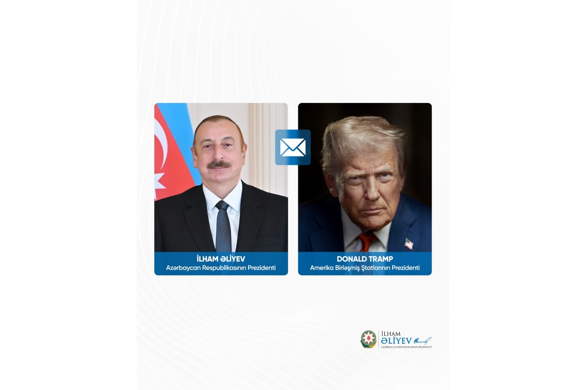 İlham Əliyev ABŞ prezidenti Donald Trampa məktub ünvanlayıb