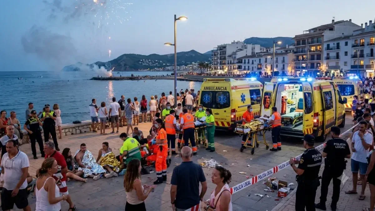 İspaniyada atəşfəşanlıq festivalında 27 nəfər xəsarət alıb