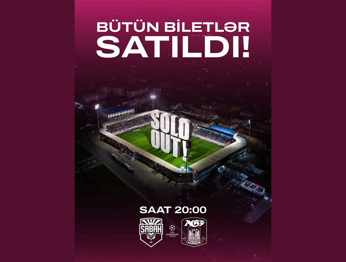 Sabah – Orhus oyununun bütün biletləri satılıb