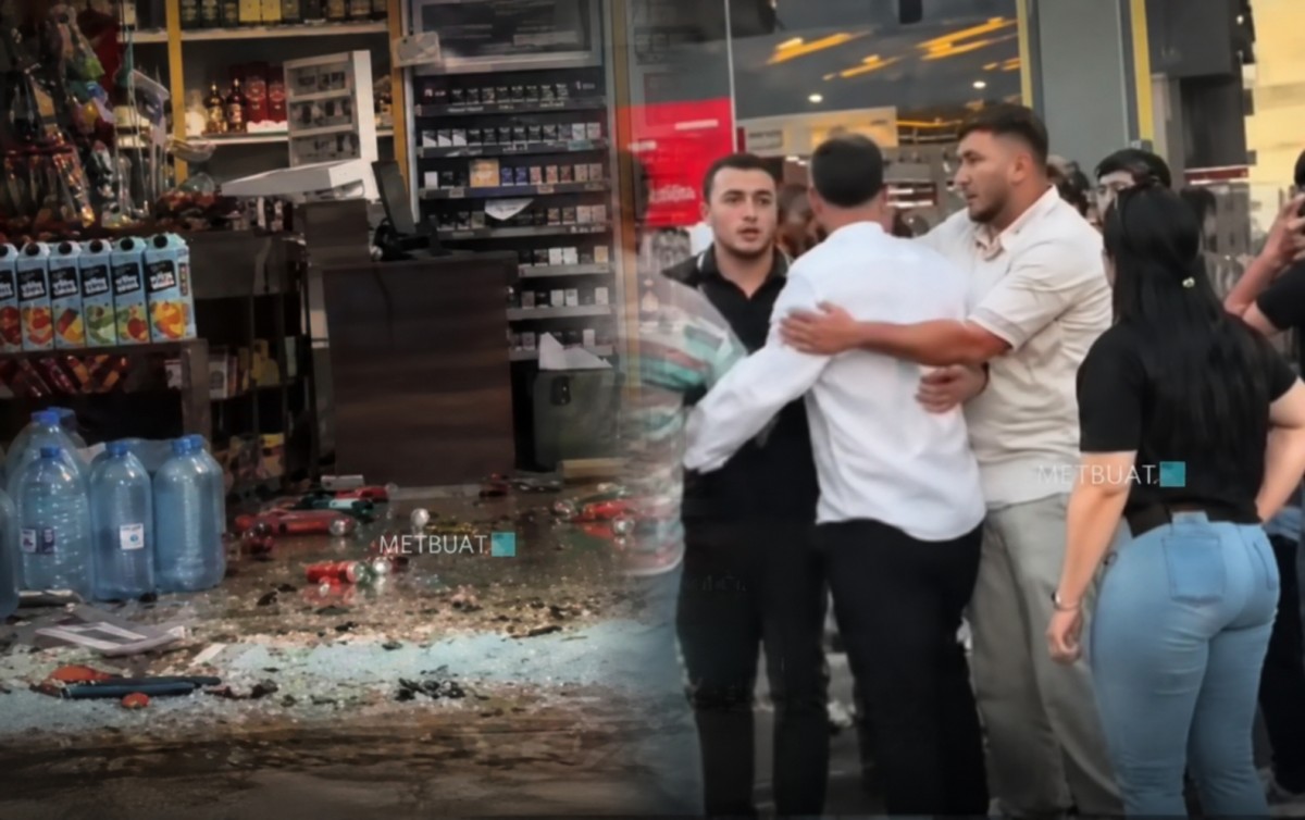 Masazırda spirtli içki üstündə insident - Saxlanılan var+Video