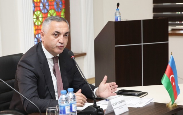  Elçin Yusubov rumın heyətlə görüşdü