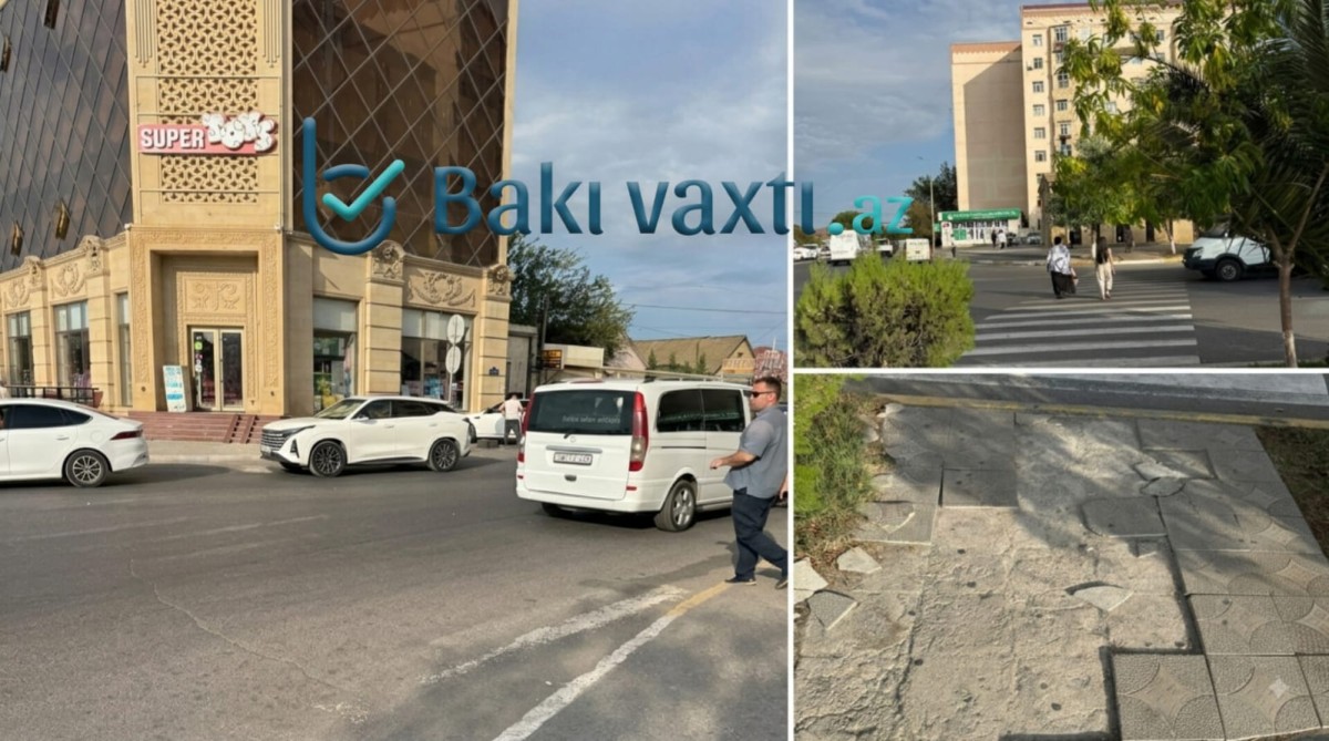 Sumqayıtda yol ÖLÜM SAÇIR: Bağçaya gedən uşaqlar... - FOTO - VİDEO