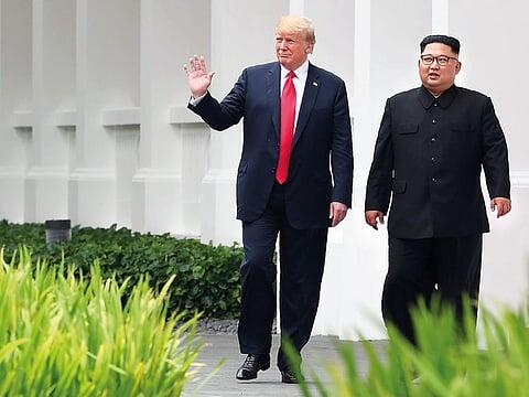 Trampdan Kim Çenlə bağlı maraqlı paylaşım – FOTO