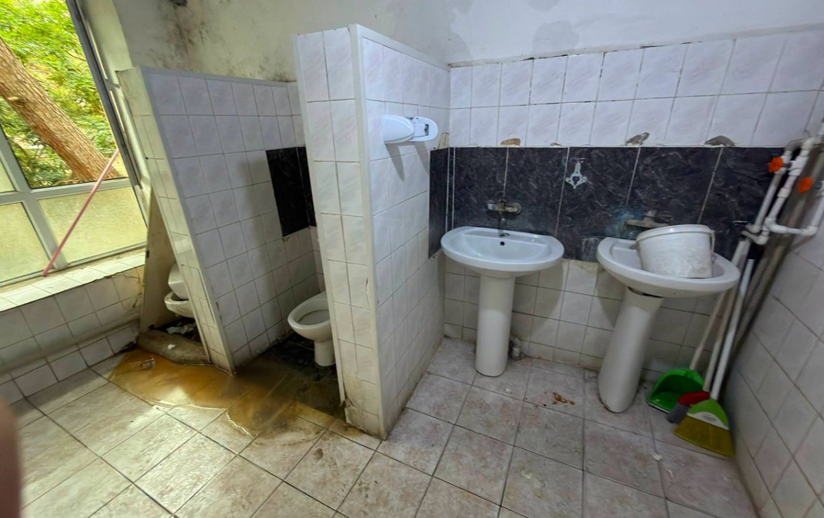 Bakıda uşaq xəstəxanasında biabırçı mənzərə - Fotolar