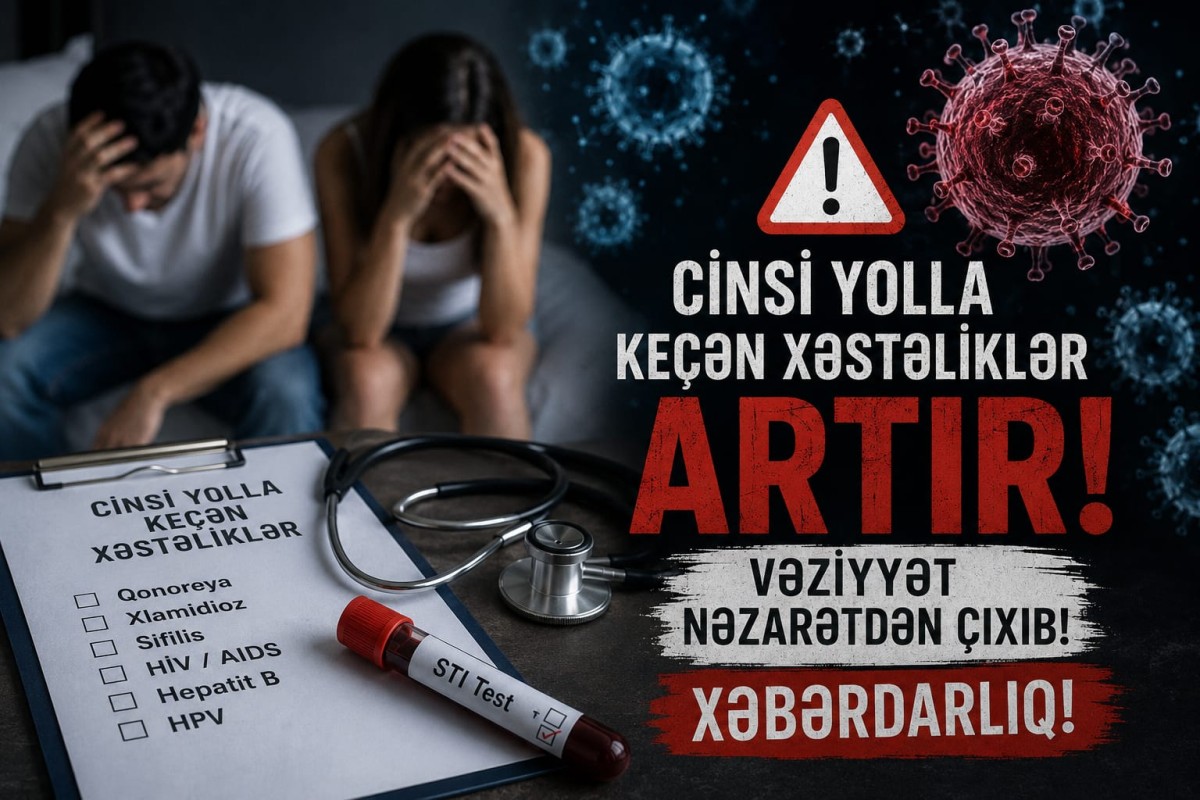 Cinsi yolla keçən xəstəliklər artır: “Vəziyyət nəzarətdən çıxıb” – XƏBƏRDARLIQ