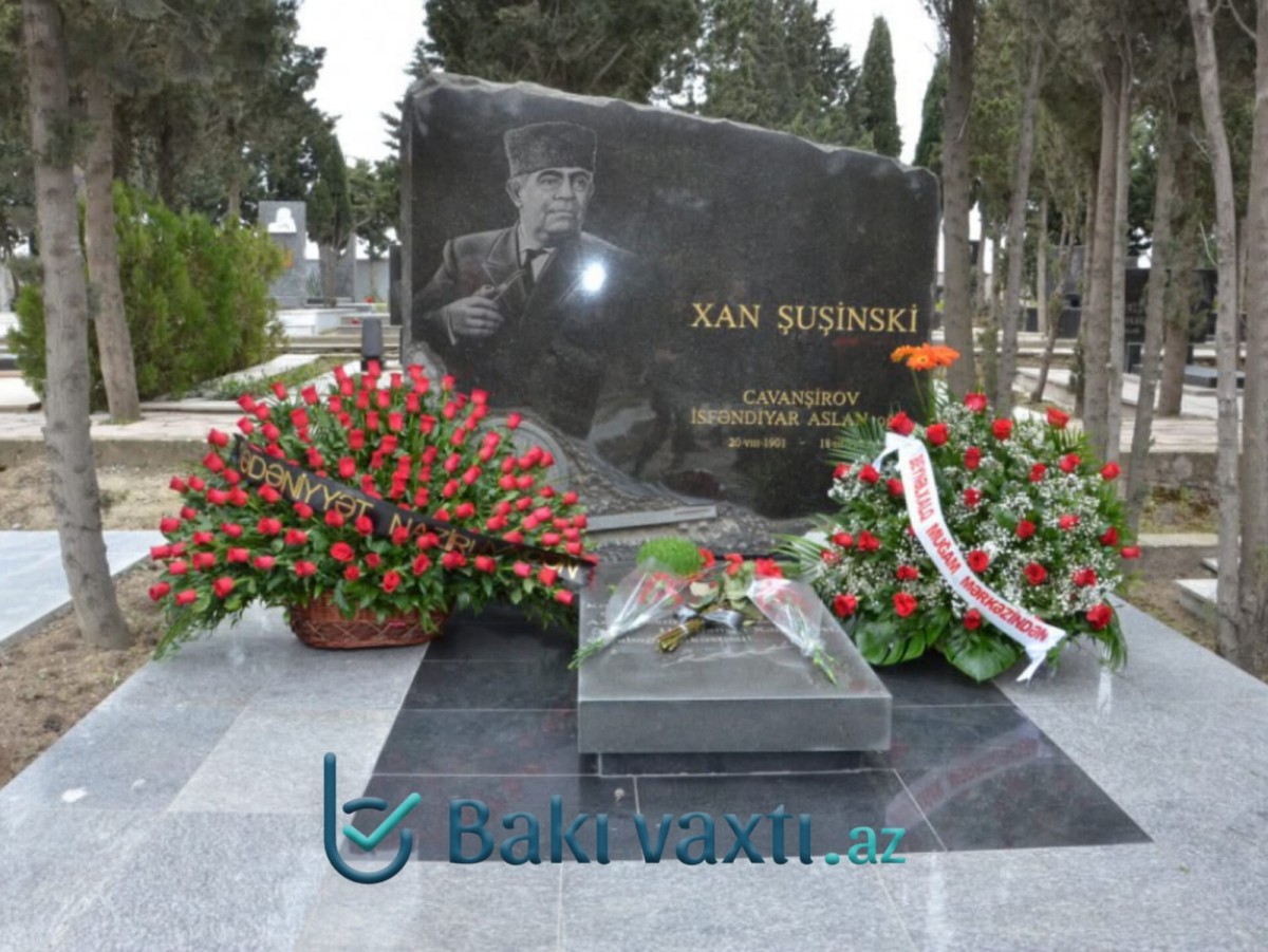 Xan Şuşinskinin məzarı ziyarət olundu