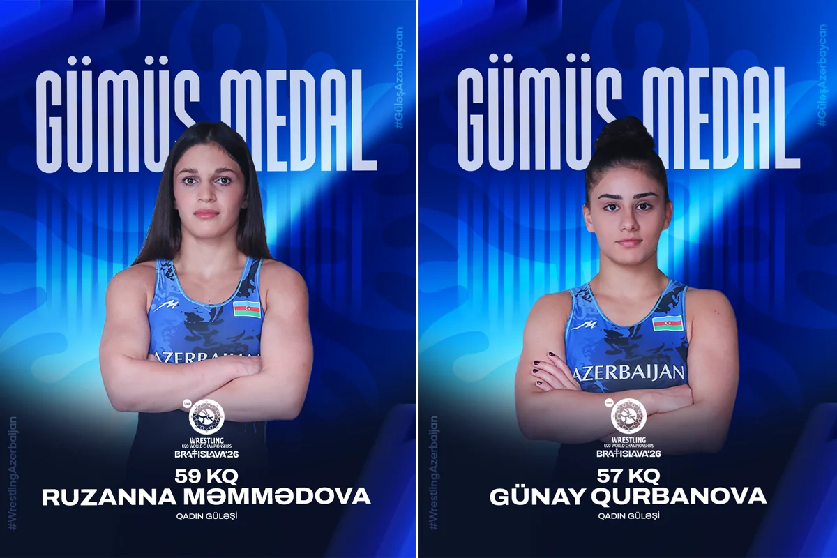 Qadın güləşçilərimiz dünya çempionatında gümüş medal qazanıb