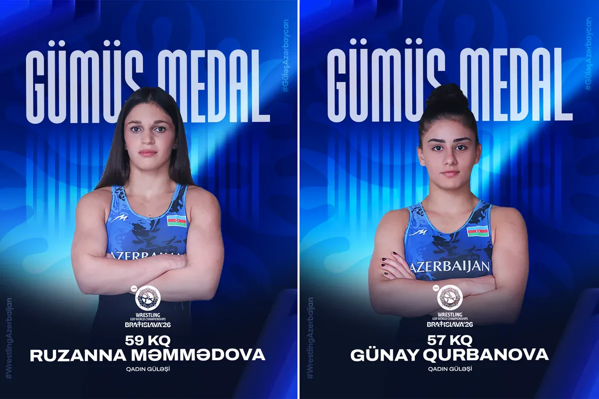 Qadın güləşçilərimiz dünya çempionatında gümüş medal qazanıb