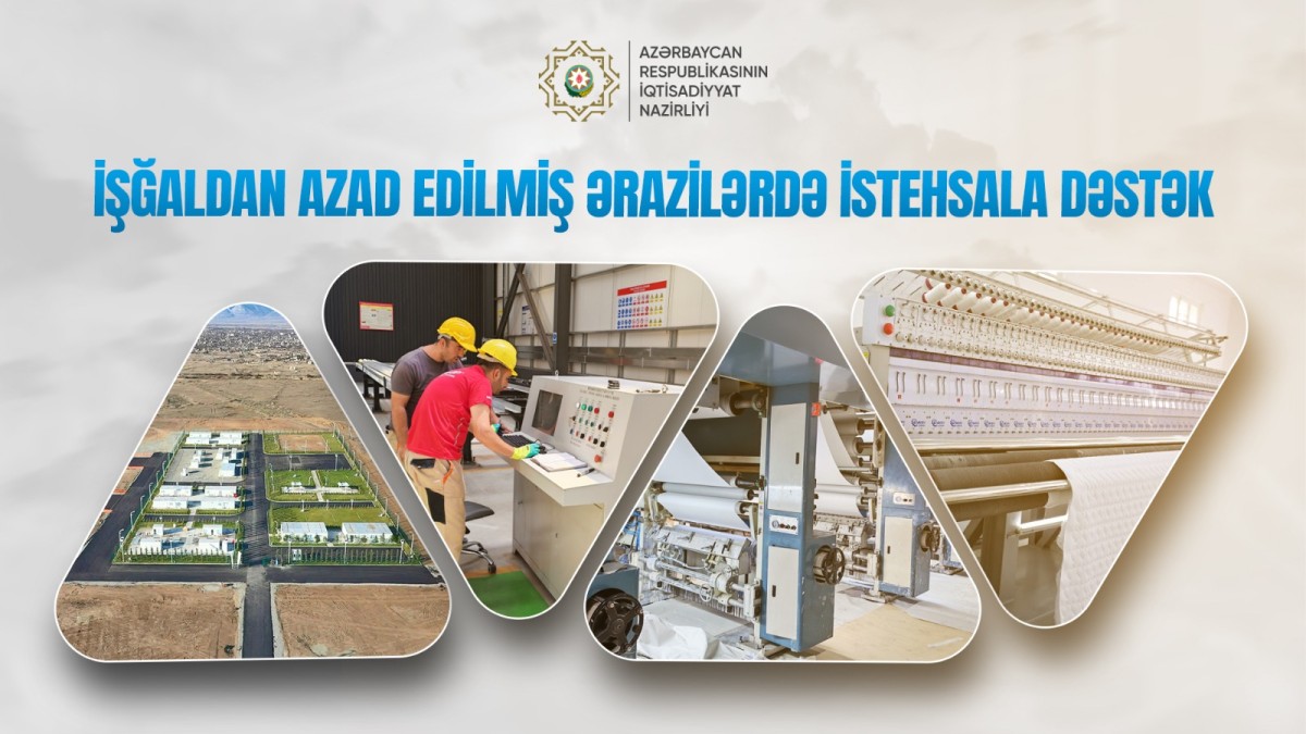 İşğaldan azad edilmiş ərazilərdə istehsala dəstək davam etdirilir