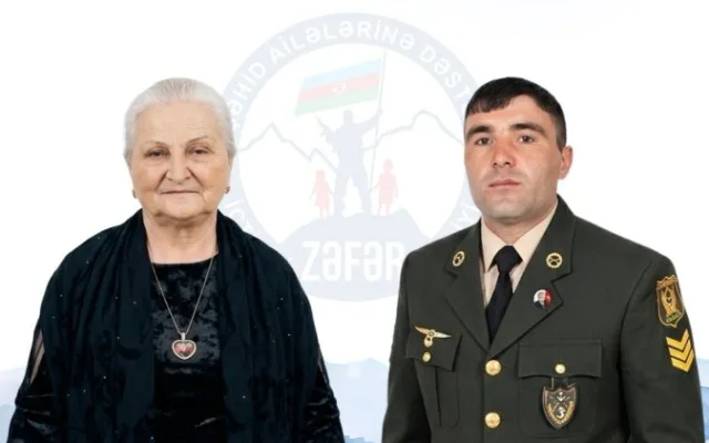 Şəhid anası vəfat edib