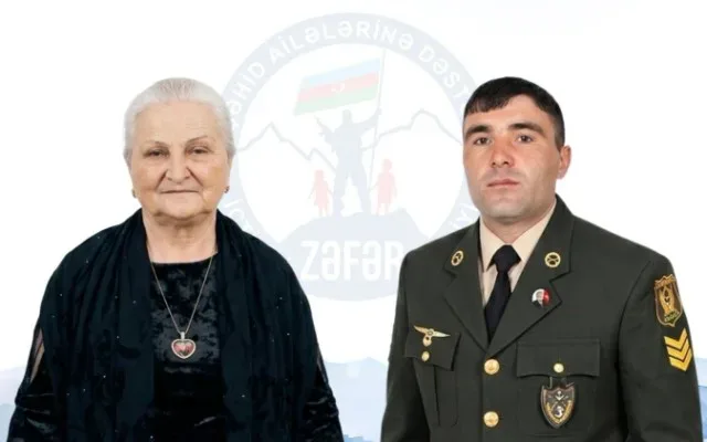 Şəhid anası vəfat edib