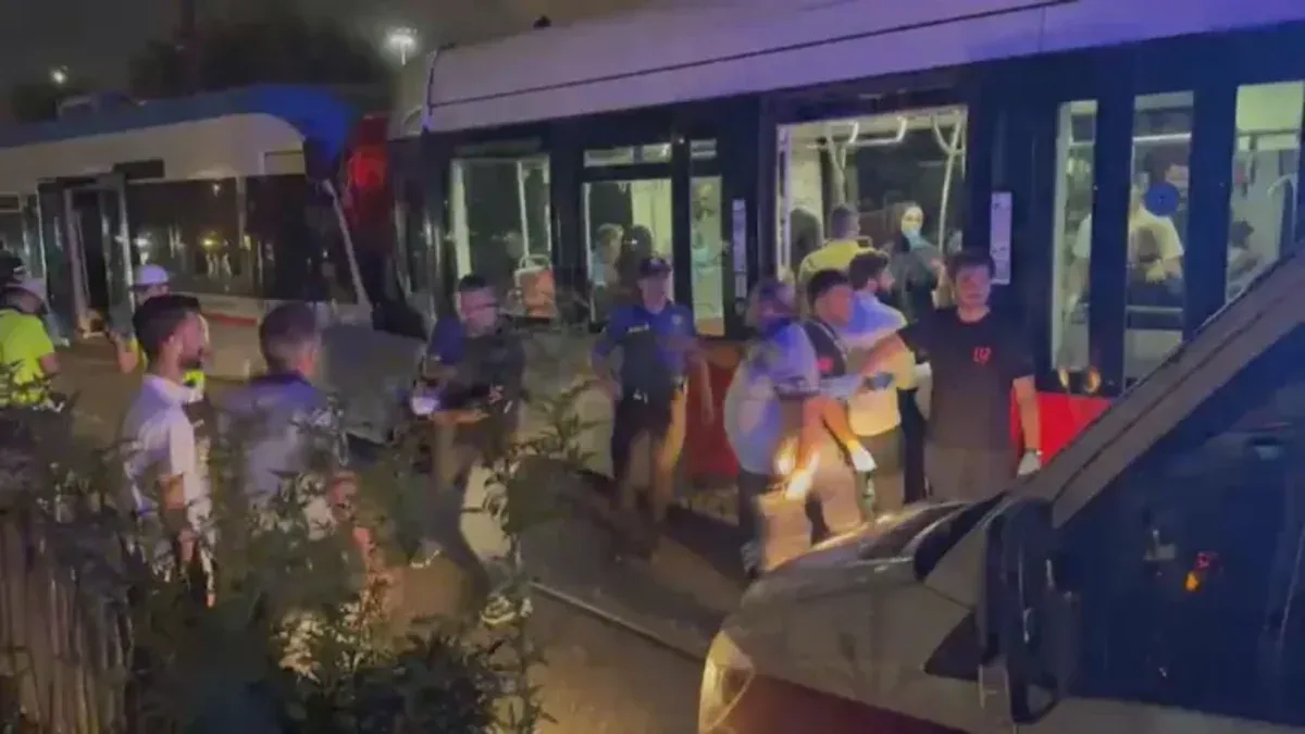 İstanbulda tramvaylar toqquşub: 9 nəfər... - YENİLƏNİB