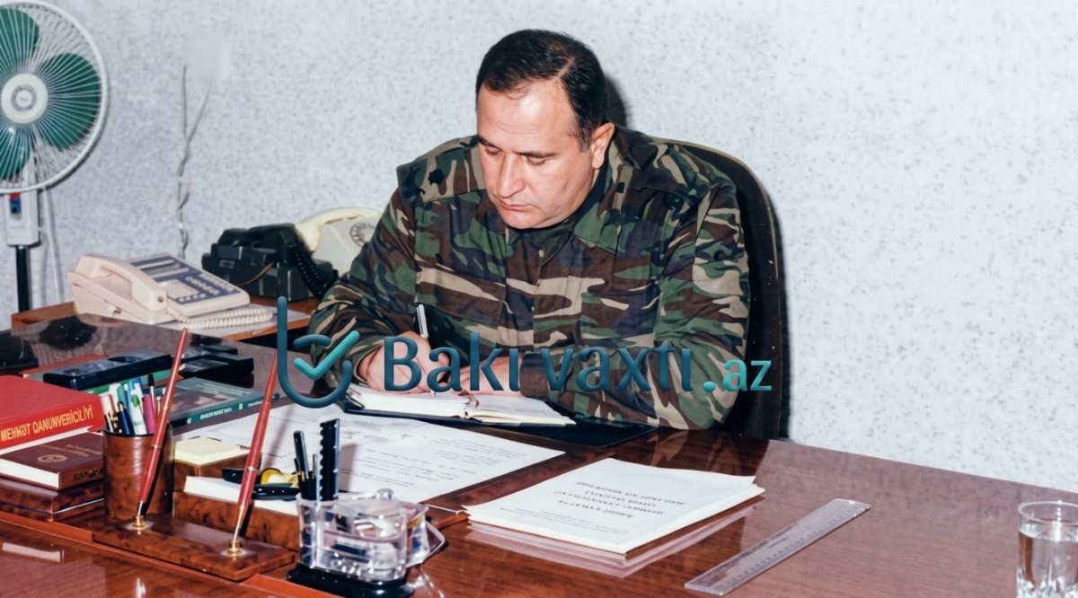 Kərim Vəliyevin EKSKLÜZİV FOTOSU - Qəhrəman general...